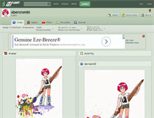 Tablet Screenshot of abercrombi.deviantart.com