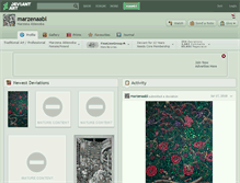 Tablet Screenshot of marzenaabl.deviantart.com