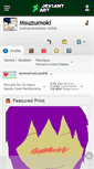 Mobile Screenshot of msuzumoki.deviantart.com