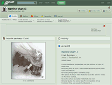 Tablet Screenshot of namine-chan13.deviantart.com