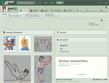 Tablet Screenshot of jdm022.deviantart.com