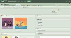 Desktop Screenshot of jinxness.deviantart.com