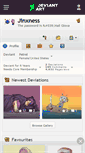 Mobile Screenshot of jinxness.deviantart.com