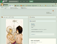 Tablet Screenshot of burisu.deviantart.com