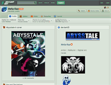 Tablet Screenshot of meta-kaz.deviantart.com