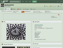 Tablet Screenshot of danilomartinis.deviantart.com