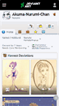 Mobile Screenshot of akuma-nurumi-chan.deviantart.com