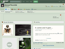 Tablet Screenshot of nimrod-the-artist.deviantart.com