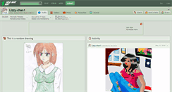 Desktop Screenshot of lizzy-chan1.deviantart.com