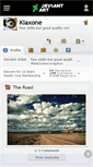 Mobile Screenshot of klaxone.deviantart.com