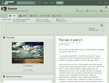 Tablet Screenshot of klaxone.deviantart.com