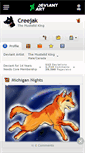 Mobile Screenshot of creejak.deviantart.com