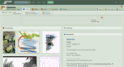 Desktop Screenshot of kattanine.deviantart.com