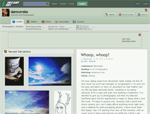 Tablet Screenshot of damcevska.deviantart.com