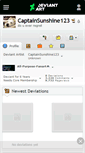 Mobile Screenshot of captainsunshine123.deviantart.com