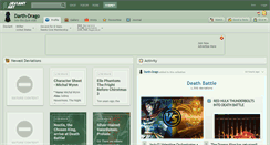Desktop Screenshot of darth-drago.deviantart.com