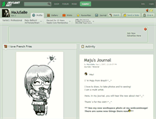 Tablet Screenshot of majusabe.deviantart.com