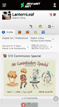 Mobile Screenshot of lanternleaf.deviantart.com