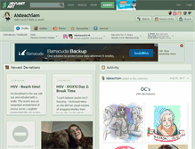 Tablet Screenshot of aisteachsam.deviantart.com