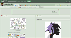 Desktop Screenshot of invaderzim2100.deviantart.com