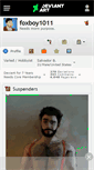 Mobile Screenshot of foxboy1011.deviantart.com