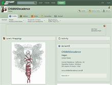 Tablet Screenshot of childishdecadence.deviantart.com