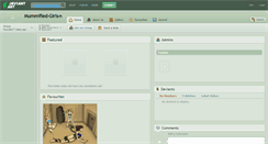 Desktop Screenshot of mummified-girls.deviantart.com