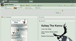 Desktop Screenshot of jupiter-foxclaw.deviantart.com