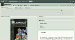 Desktop Screenshot of liquidchaosx.deviantart.com