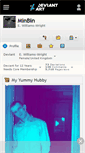 Mobile Screenshot of minbin.deviantart.com