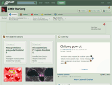 Tablet Screenshot of little-starsong.deviantart.com