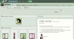 Desktop Screenshot of chibitoboe.deviantart.com