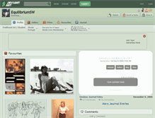 Tablet Screenshot of equilibriumsw.deviantart.com