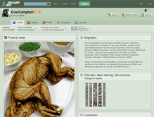 Tablet Screenshot of evancampbell.deviantart.com