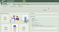 Desktop Screenshot of klucky.deviantart.com