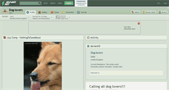 Desktop Screenshot of dog-lovers.deviantart.com
