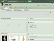 Tablet Screenshot of freddofroggi.deviantart.com