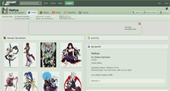 Desktop Screenshot of nashya.deviantart.com