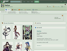 Tablet Screenshot of nashya.deviantart.com