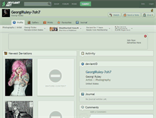 Tablet Screenshot of georgiruley-7oh7.deviantart.com