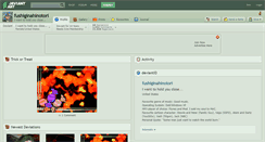 Desktop Screenshot of fushiginahinotori.deviantart.com