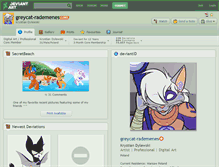 Tablet Screenshot of greycat-rademenes.deviantart.com