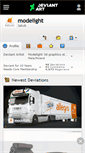 Mobile Screenshot of modelight.deviantart.com