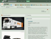 Tablet Screenshot of modelight.deviantart.com