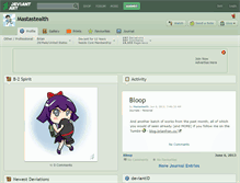 Tablet Screenshot of mastastealth.deviantart.com