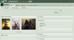 Desktop Screenshot of gunzer-x.deviantart.com