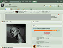 Tablet Screenshot of nevaehlleh.deviantart.com