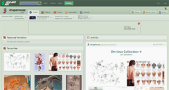 Desktop Screenshot of chupamouse.deviantart.com