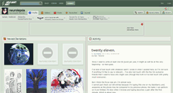 Desktop Screenshot of neurolepsia.deviantart.com