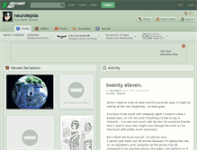Tablet Screenshot of neurolepsia.deviantart.com